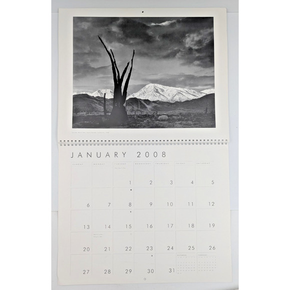 Ansel Adams 2003 & 2007 Wall Calendar Authorized Edition Photography Vintage - Picture 5 of 14